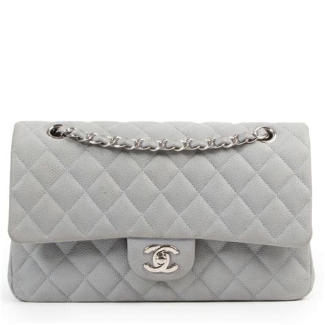 chanel gray classic flap|Chanel flap bag price.